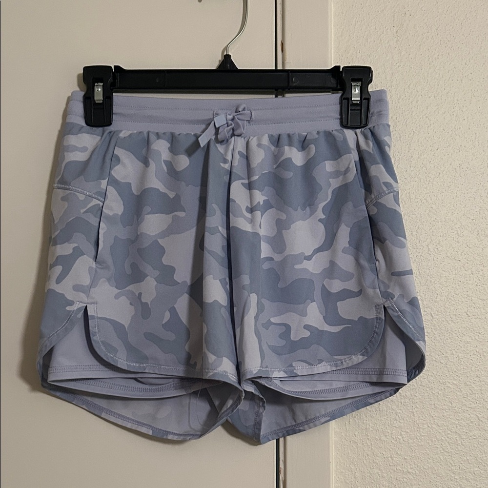 All in Motion Blue/Grey Camouflage Kids Shorts - Picture 1 of 2